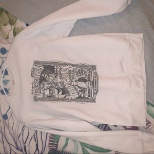 Brandy Melville black and white pullover